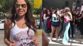 Paola Rojas es captada en Tepito disfrutando de una licuachela: Video viral