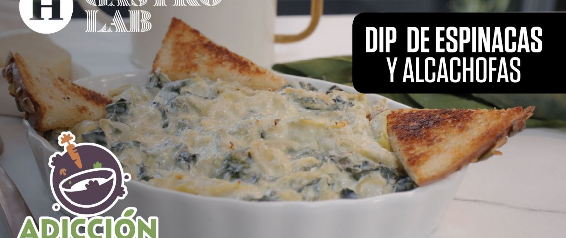 Dip de espinacas y alcachofas: Disfruta de un rico complemento con esta receta saludable