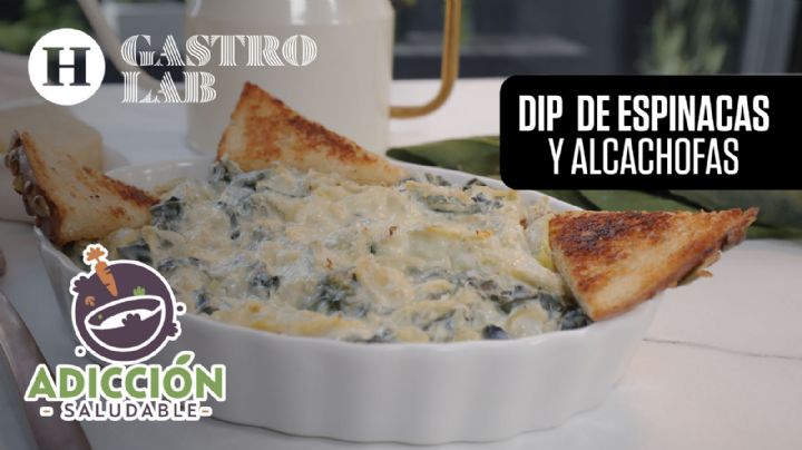 Dip de espinacas y alcachofas: Disfruta de un rico complemento con esta receta saludable