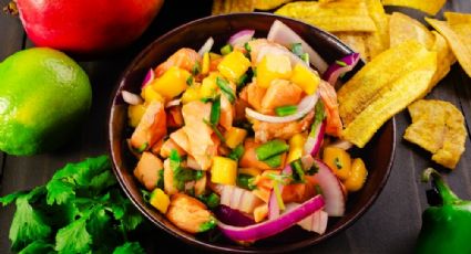 Ceviche de mango, una receta vegana para preparar y disfrutar en la cena de Navidad
