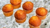 Aprende a preparar unos ricos muffins de coco, pero ¡sin azúcar! para acompañar el café