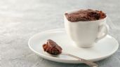 Prepara un mug cake de cacao sin azúcar para el desayuno de esta mañana con esta receta