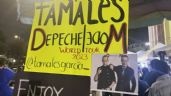 ¡Enjoy the tamales! Captan a tamalero vendiendo este platillo mexicano en el concierto de Depeche Mode