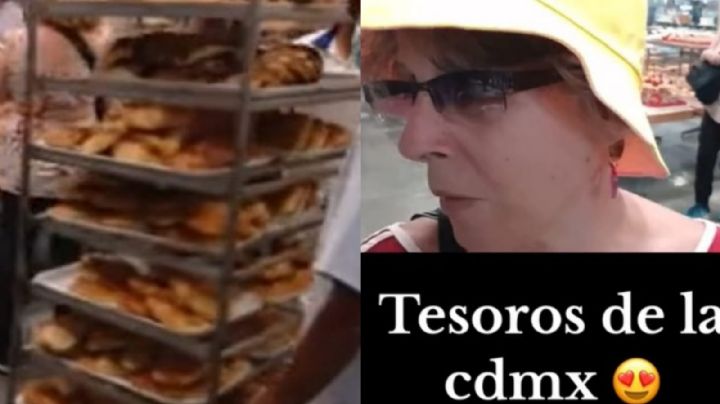 Mujer extranjera se sorprende de las panaderías mexicanas por la abundancia y variedad de panes